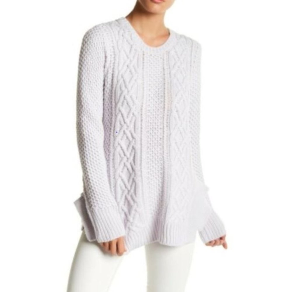 Stylestalker Kyanite Sweater Top Tiered Side Lilac